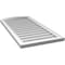 Ekena Millwork Arch Top Surface Mount PVC Gable Vent: Functional, w/ 2"W x 1-1/2"P Brickmould Frame, 20"W x 40"H GVPAR20X4002SF - alternate 4
